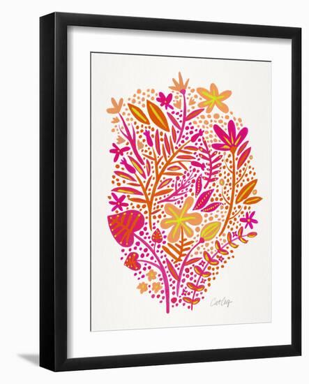 Orange Garden-Cat Coquillette-Framed Giclee Print