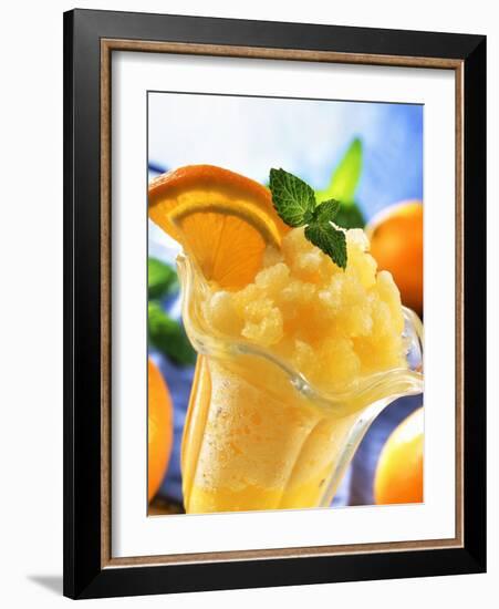 Orange Granita-null-Framed Photographic Print