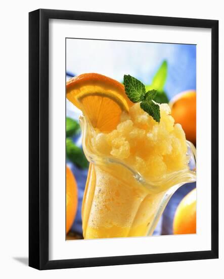 Orange Granita-null-Framed Photographic Print