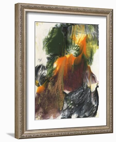 Orange Green I-Lila Bramma-Framed Art Print