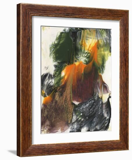 Orange Green I-Lila Bramma-Framed Art Print