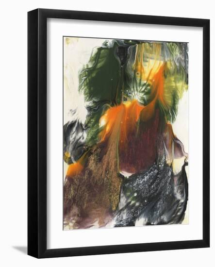 Orange Green I-Lila Bramma-Framed Art Print