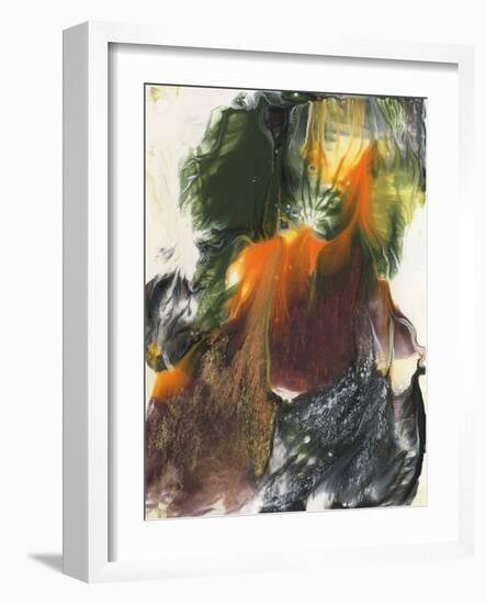 Orange Green I-Lila Bramma-Framed Art Print