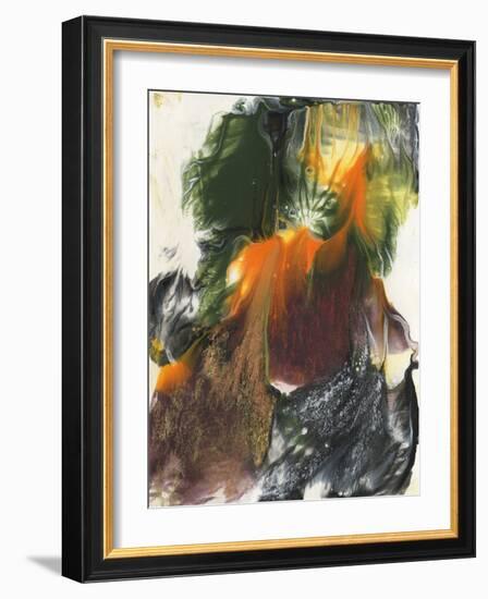Orange Green I-Lila Bramma-Framed Art Print