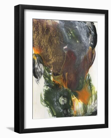 Orange Green II-Lila Bramma-Framed Art Print