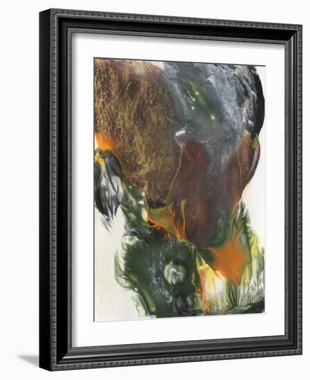 Orange Green II-Lila Bramma-Framed Art Print