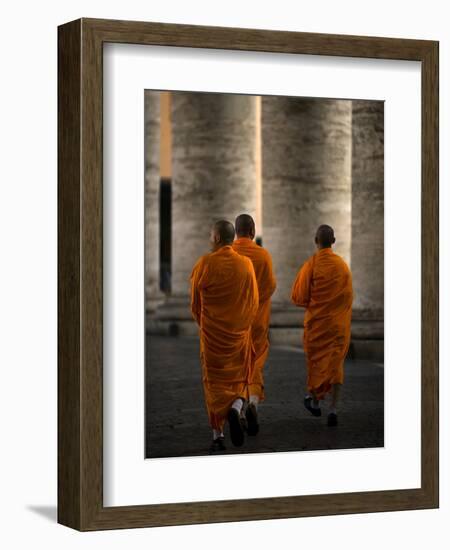 Orange Guests-Fulvio Pellegrini-Framed Photographic Print