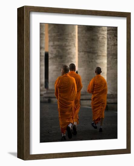 Orange Guests-Fulvio Pellegrini-Framed Photographic Print