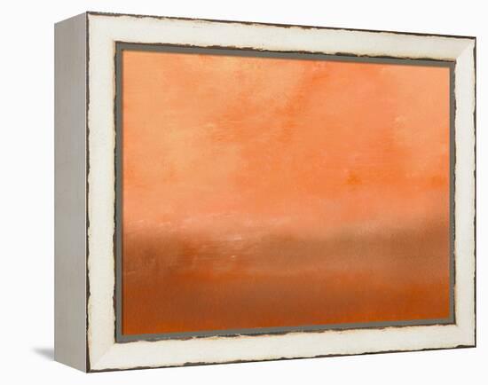 Orange I-Sharon Gordon-Framed Stretched Canvas