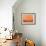 Orange I-Sharon Gordon-Framed Art Print displayed on a wall