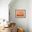 Orange I-Sharon Gordon-Framed Art Print displayed on a wall