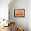 Orange I-Sharon Gordon-Framed Art Print displayed on a wall