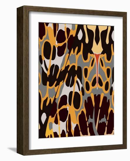 Orange Icicle-Belen Mena-Framed Giclee Print