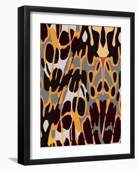 Orange Icicle-Belen Mena-Framed Giclee Print