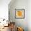 Orange II-Irena Orlov-Framed Art Print displayed on a wall