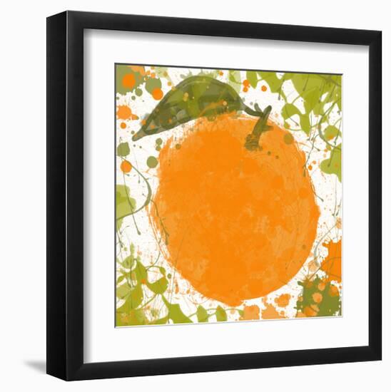 Orange II-Irena Orlov-Framed Art Print