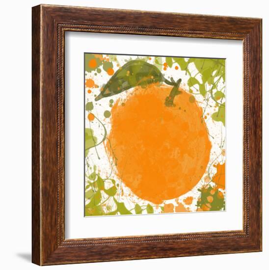 Orange II-Irena Orlov-Framed Art Print