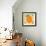 Orange II-Irena Orlov-Framed Art Print displayed on a wall