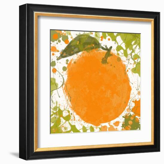 Orange II-Irena Orlov-Framed Art Print