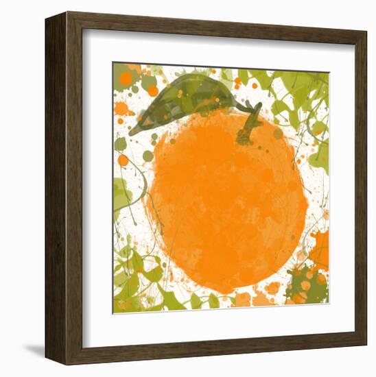 Orange II-Irena Orlov-Framed Art Print