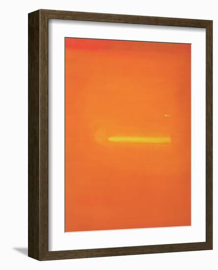 Orange Interior with Figure, 2000-John Miller-Framed Giclee Print