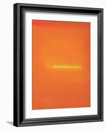 Orange Interior with Figure, 2000-John Miller-Framed Giclee Print