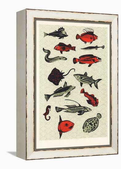 Orange Japanese Fish, 2015-Eliza Southwood-Framed Premier Image Canvas