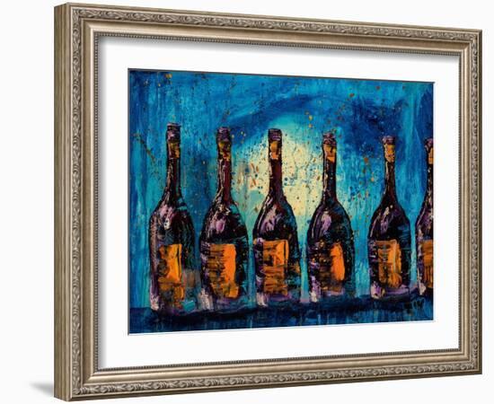 Orange Label-Jodi Monahan-Framed Art Print