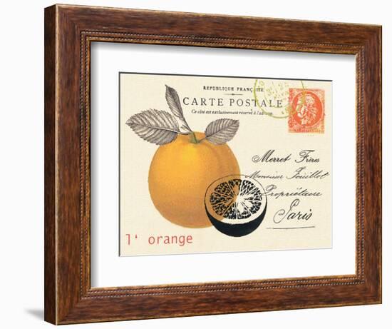 Orange Letter-Z Studio-Framed Art Print