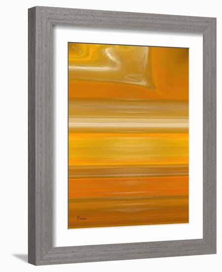 Orange Line-Kenny Primmer-Framed Art Print