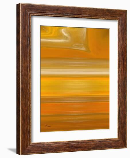 Orange Line-Kenny Primmer-Framed Art Print
