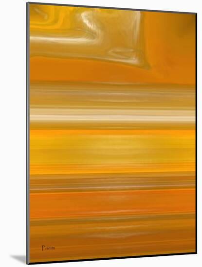 Orange Line-Kenny Primmer-Mounted Art Print