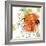 Orange Liquid Flower-Jan Weiss-Framed Premium Giclee Print