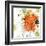 Orange Liquid Flower-Jan Weiss-Framed Art Print