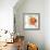 Orange Liquid Flower-Jan Weiss-Framed Art Print displayed on a wall