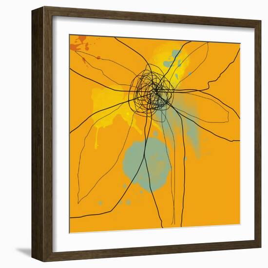 Orange Lite 2-Jan Weiss-Framed Art Print