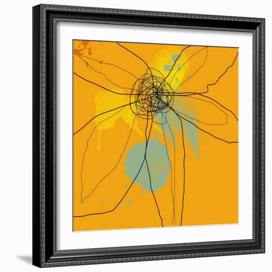 Orange Lite 2-Jan Weiss-Framed Art Print