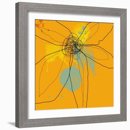 Orange Lite 2-Jan Weiss-Framed Art Print