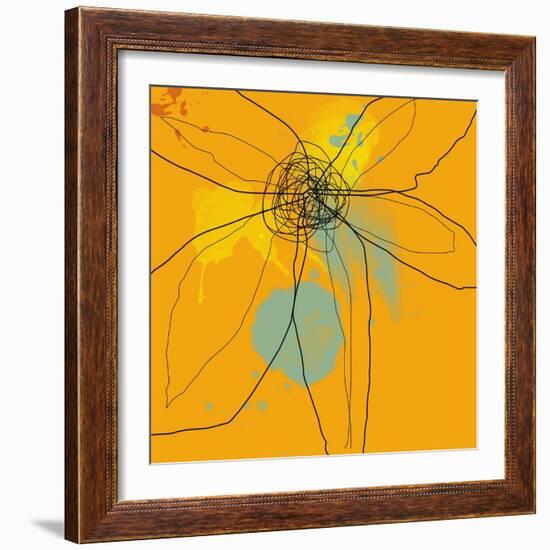 Orange Lite 2-Jan Weiss-Framed Art Print