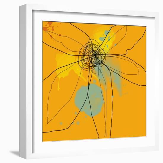 Orange Lite 2-Jan Weiss-Framed Art Print