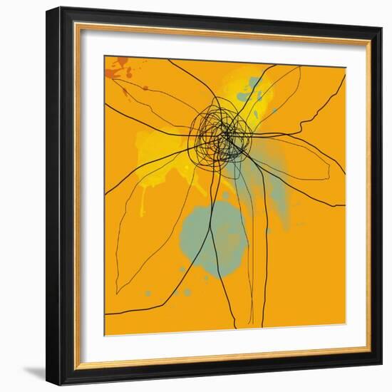 Orange Lite 2-Jan Weiss-Framed Art Print