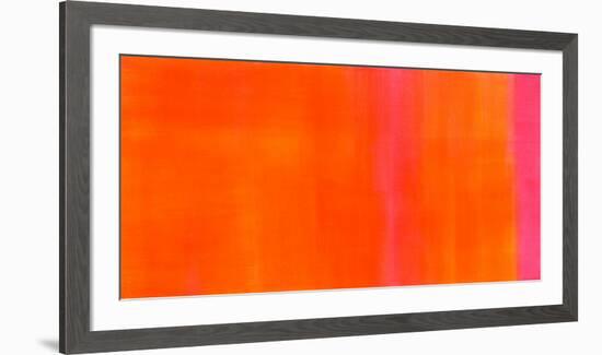 Orange-Magenta, c.2005-Susanne Stähli-Framed Serigraph