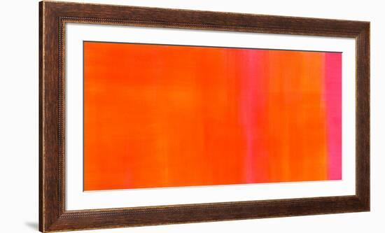 Orange-Magenta, c.2005-Susanne Stähli-Framed Serigraph