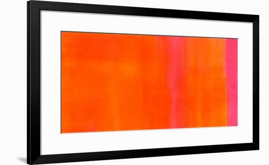 Orange-Magenta, c.2005-Susanne Stähli-Framed Serigraph