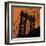 Orange Manhattan-Erin Clark-Framed Giclee Print