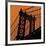 Orange Manhattan-Erin Clark-Framed Giclee Print