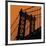 Orange Manhattan-Erin Clark-Framed Giclee Print