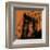 Orange Manhattan-Erin Clark-Framed Art Print