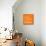 Orange Map of Amsterdam-NaxArt-Mounted Art Print displayed on a wall