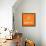 Orange Map of Budapest-NaxArt-Framed Stretched Canvas displayed on a wall